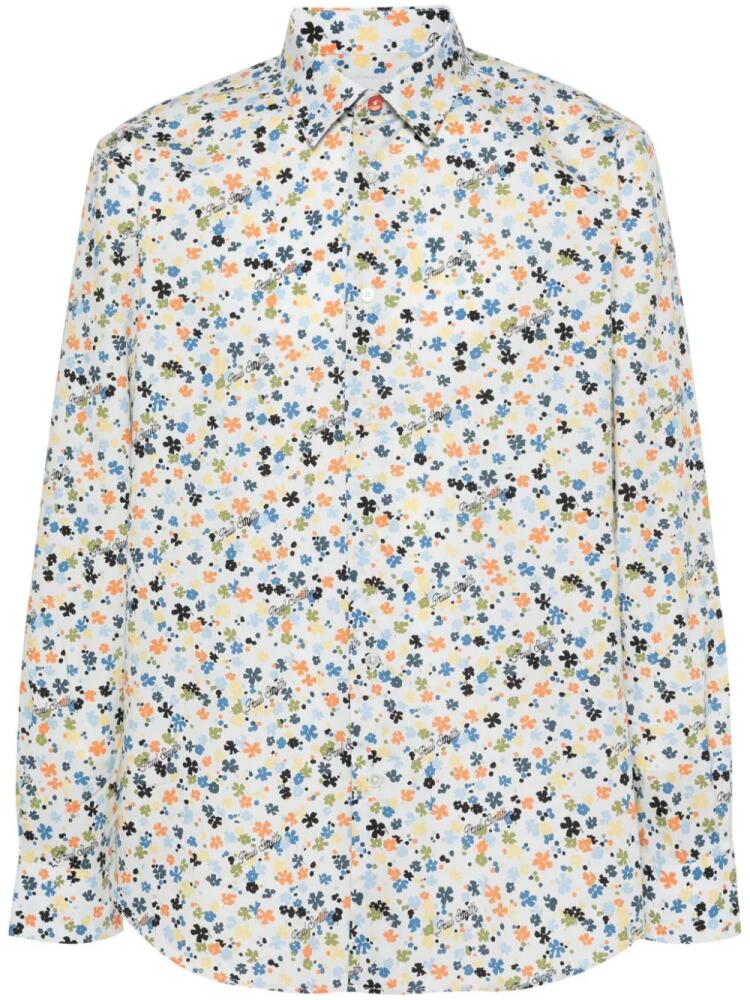 Paul Smith floral-print organic cotton shirt - White Cover