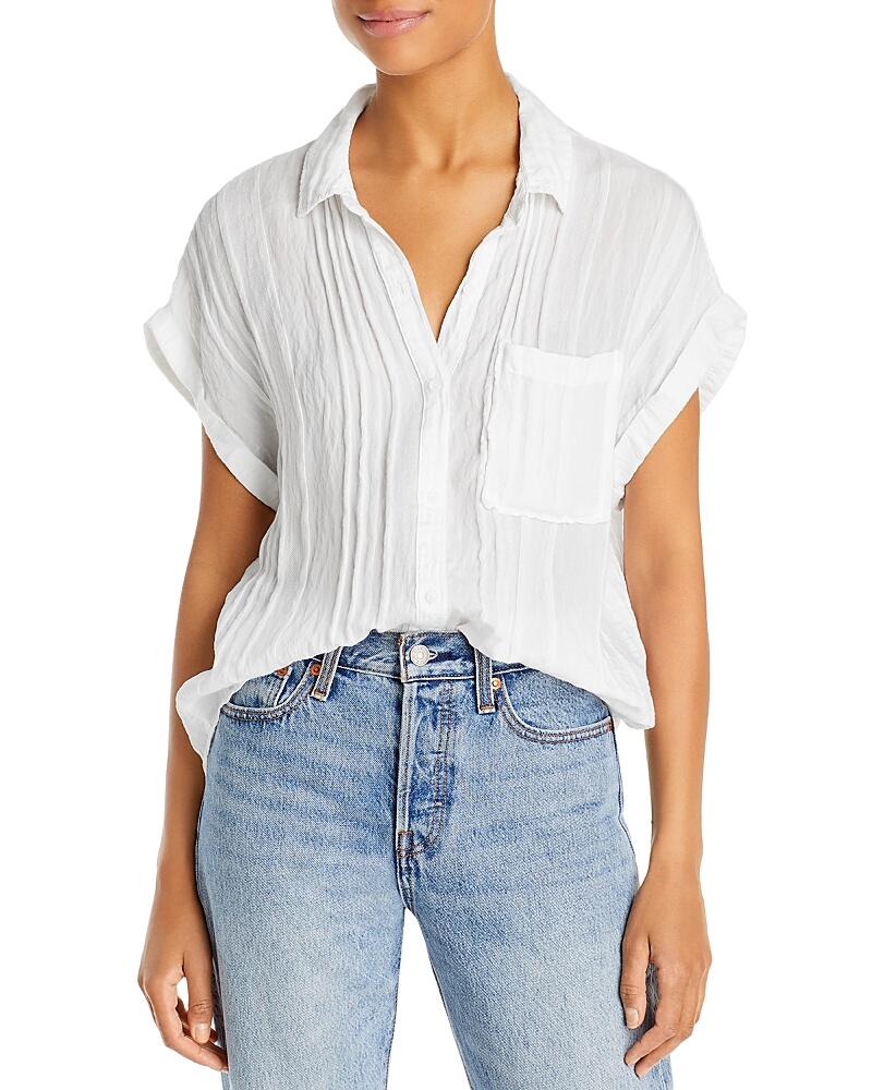 Bella Dahl Pintucked Shirt Cover