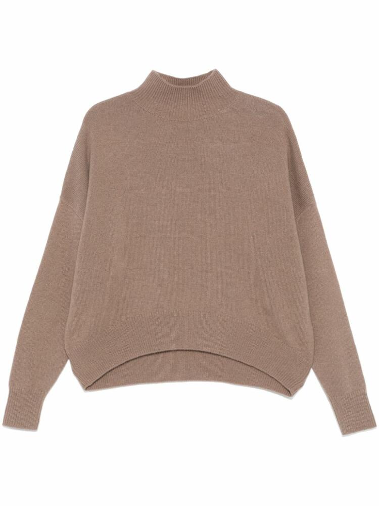 Nude cashmere sweater - Brown Cover