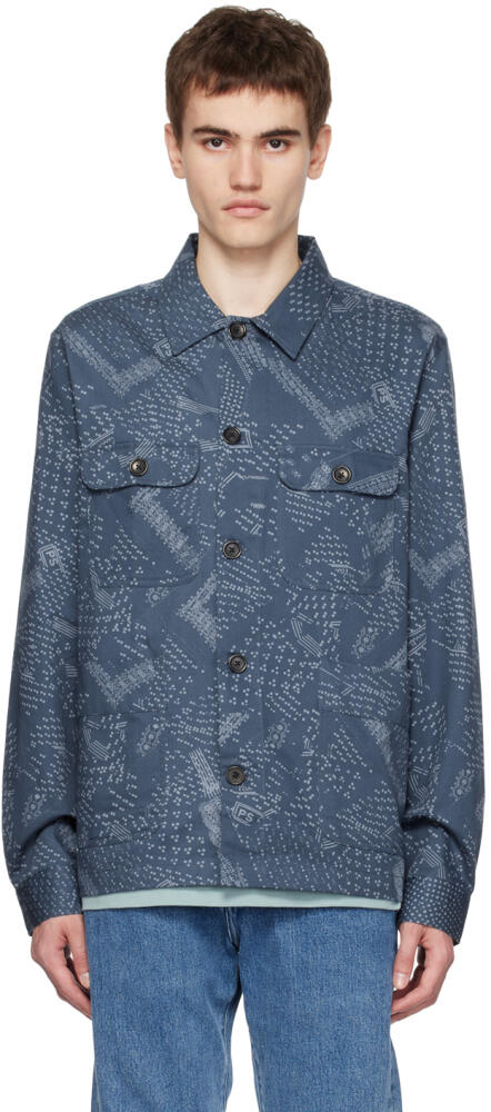 PS by Paul Smith Blue Bandana Jacket Cover