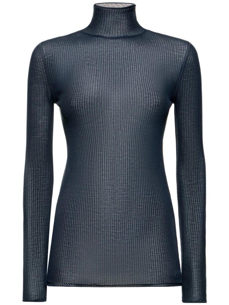 LEMAIRE Seamless Ribbed Silk T-shirt Cover