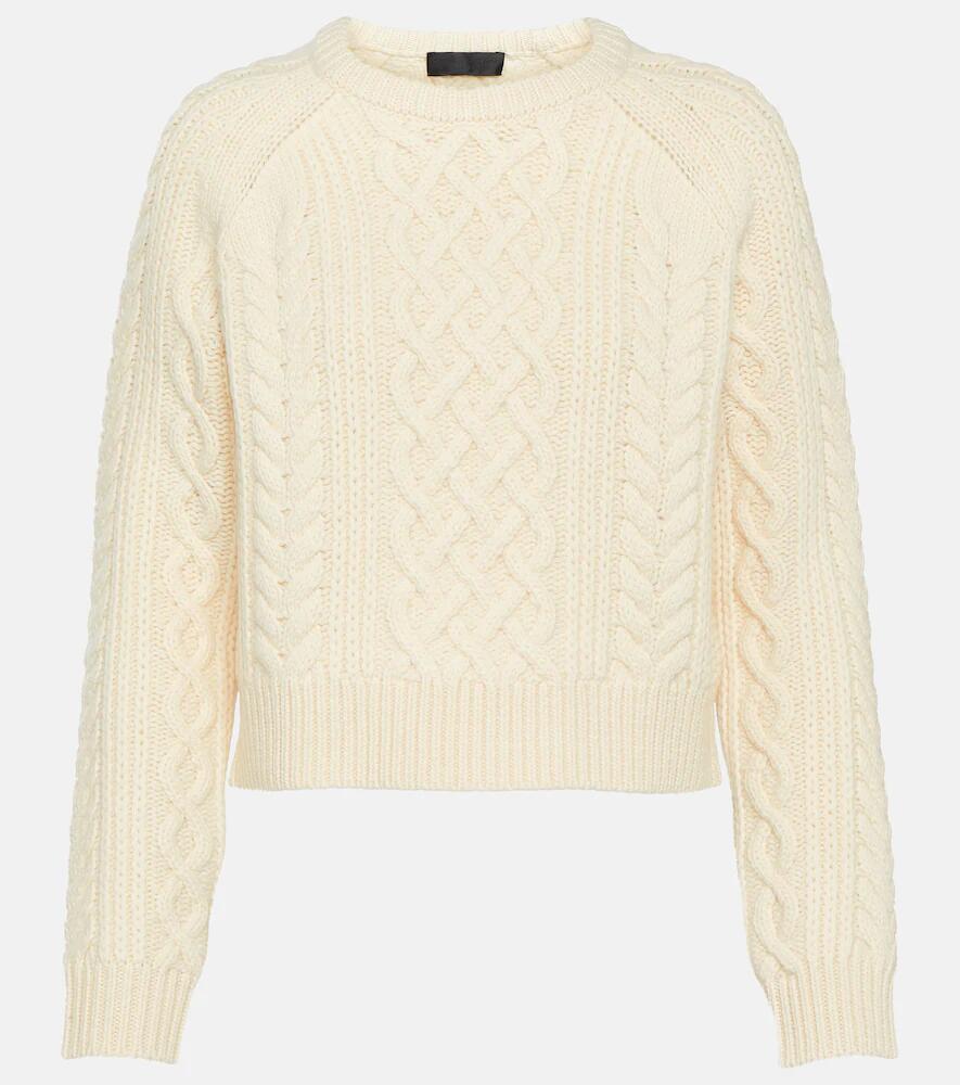 Nili Lotan Coras cable-knit wool sweater Cover