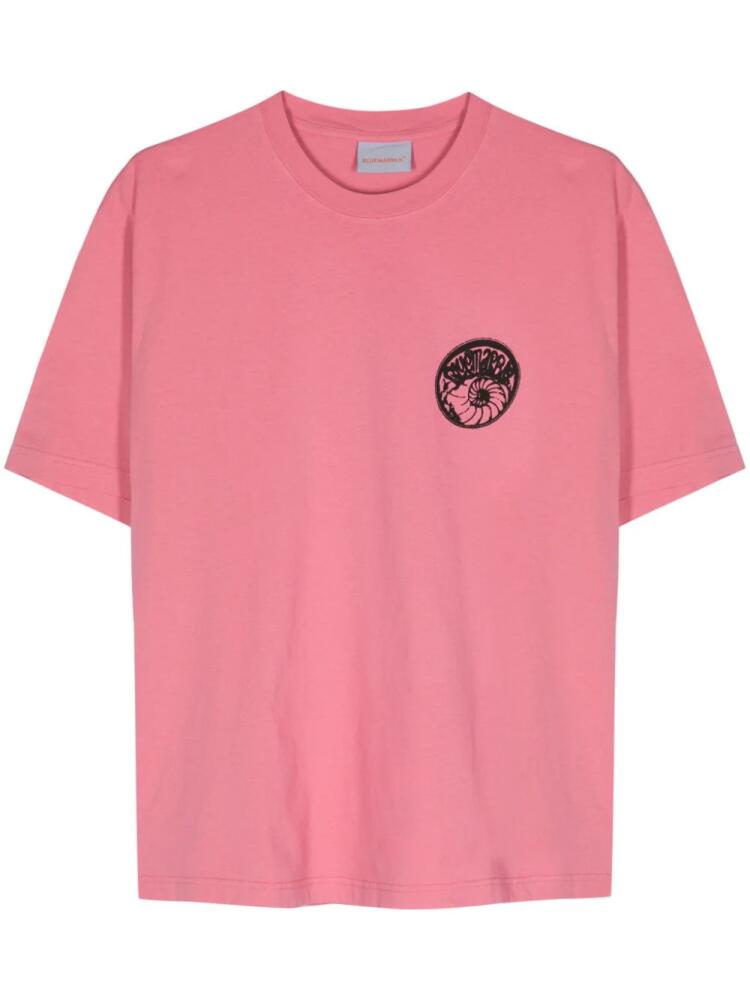 BLUEMARBLE UOLucky logo-print T-shirt - Pink Cover