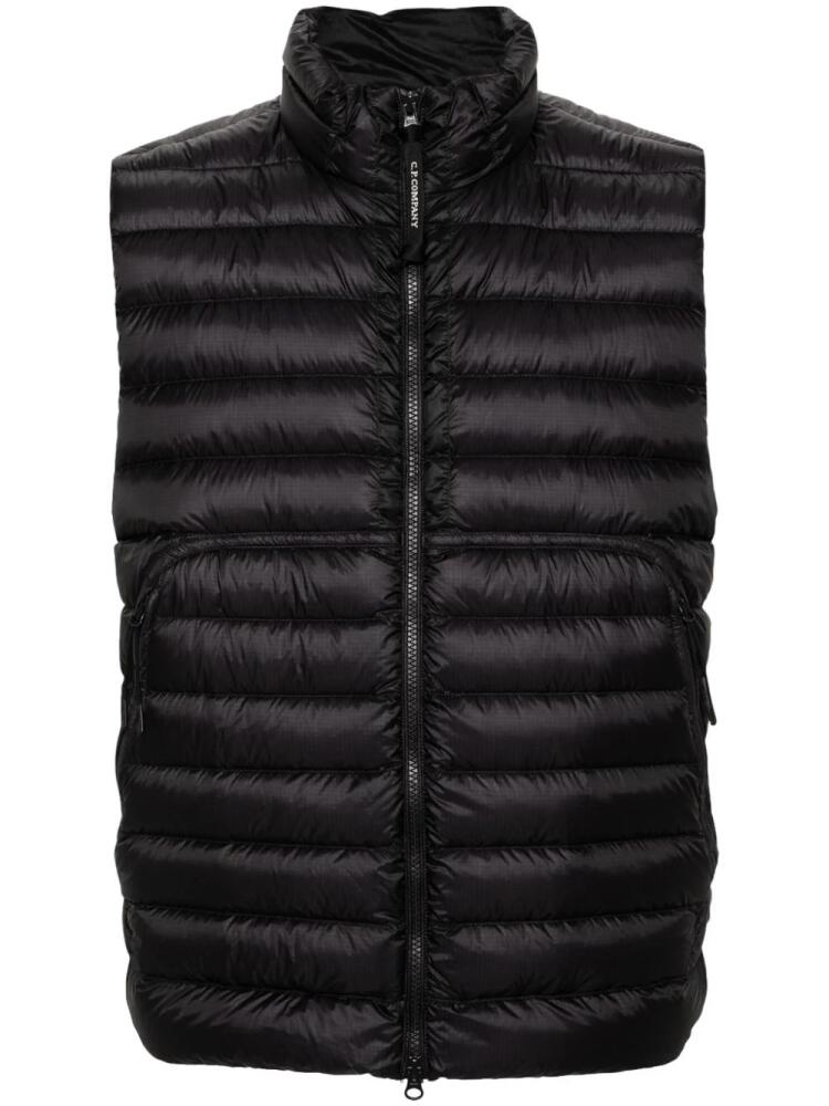 C.P. Company Lens-detail padded vest - Blue Cover