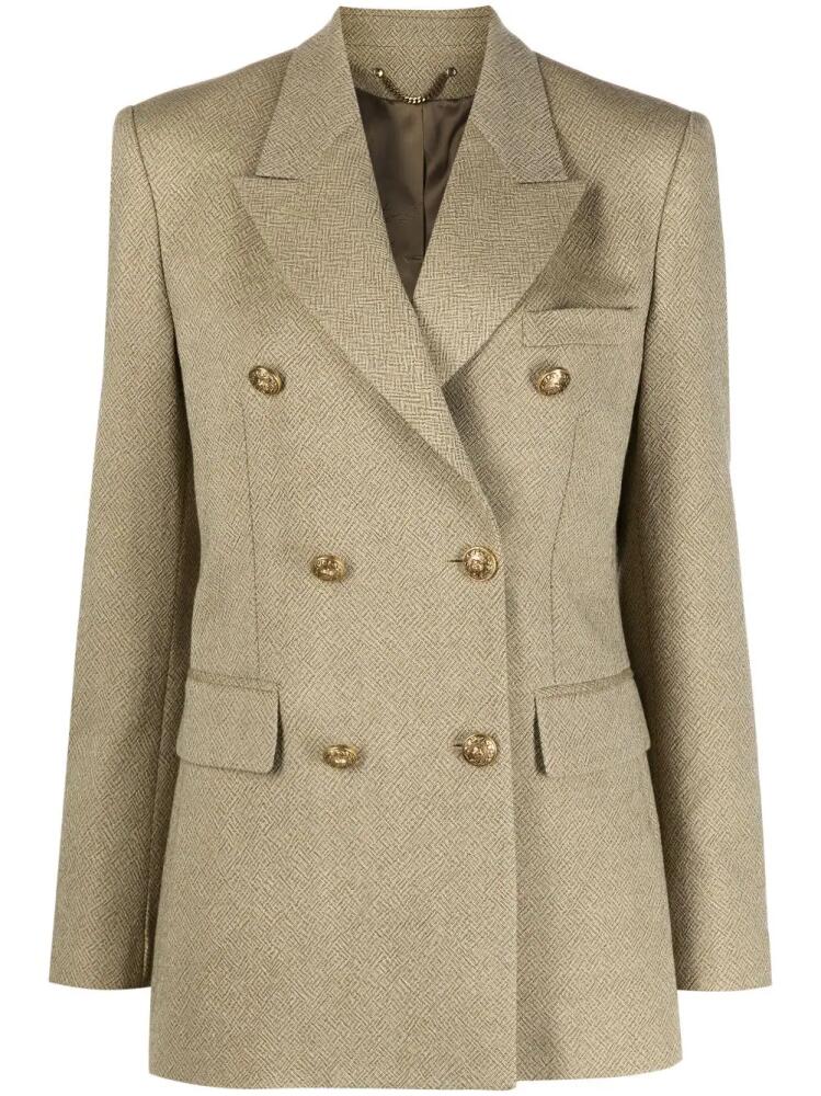 Golden Goose jacquard double-breasted blazer - Neutrals Cover