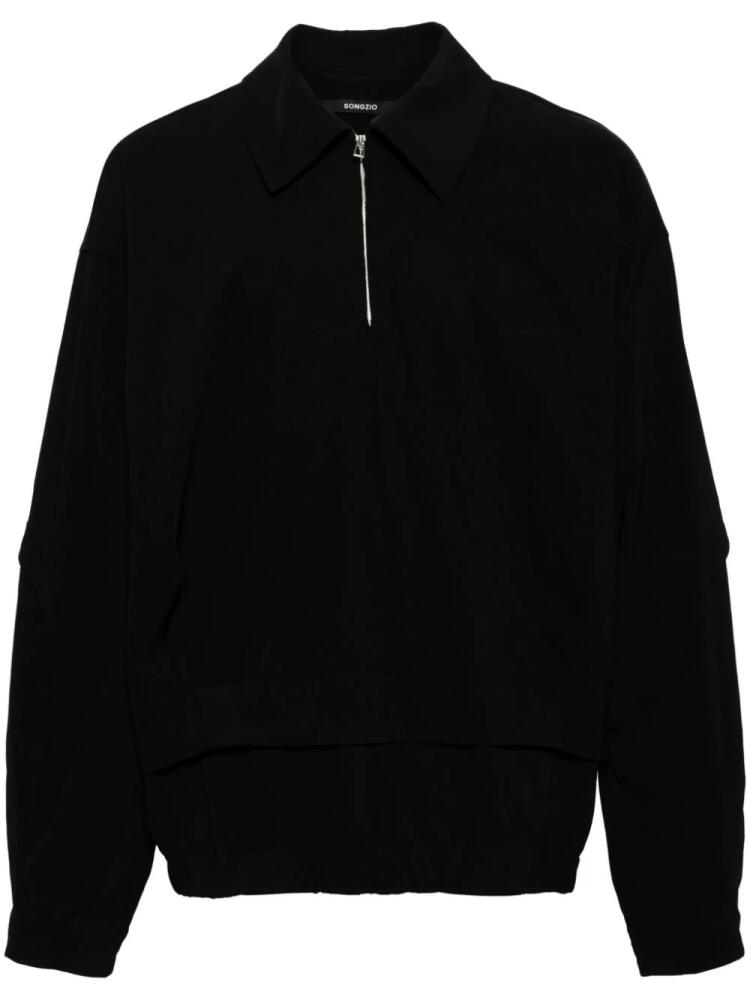 SONGZIO Underart layered polo shirt - Black Cover