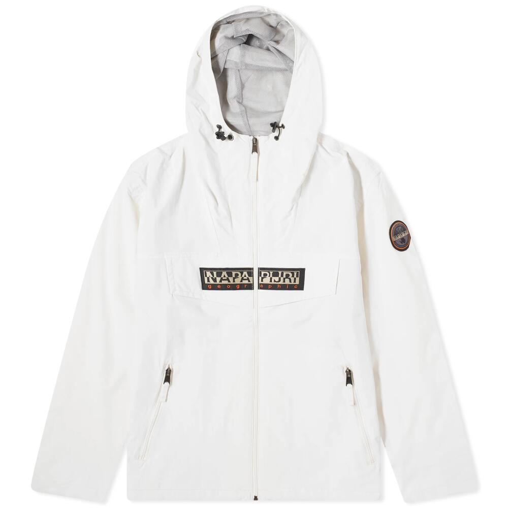 Napapijri Men's Rainforest Zip Through Jacket in Whisper White Cover