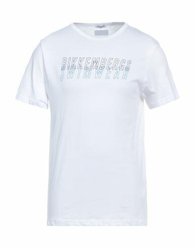 Bikkembergs Man T-shirt White Cotton Cover