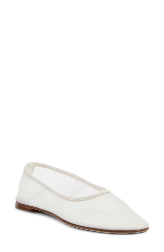 Dear Frances Balla Mesh Ballet Flat in White Cover