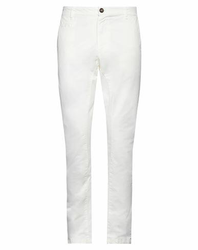 Imperial Man Pants Off white Cotton, Elastane Cover