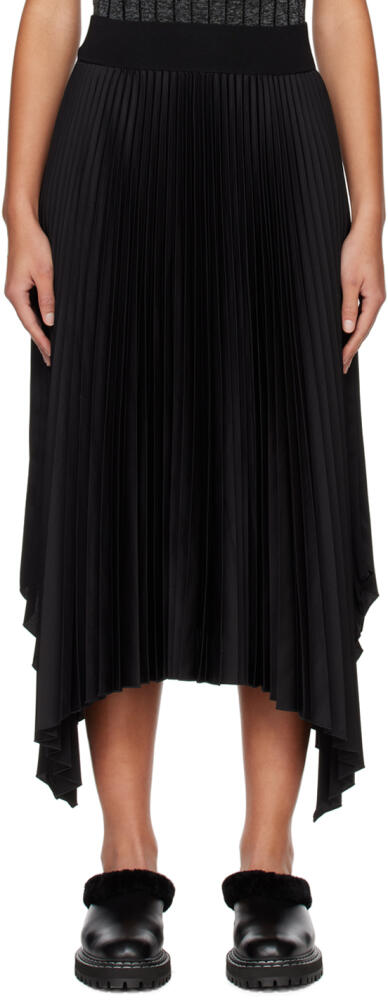 Joseph Black Plisse Ade Midi Skirt Cover