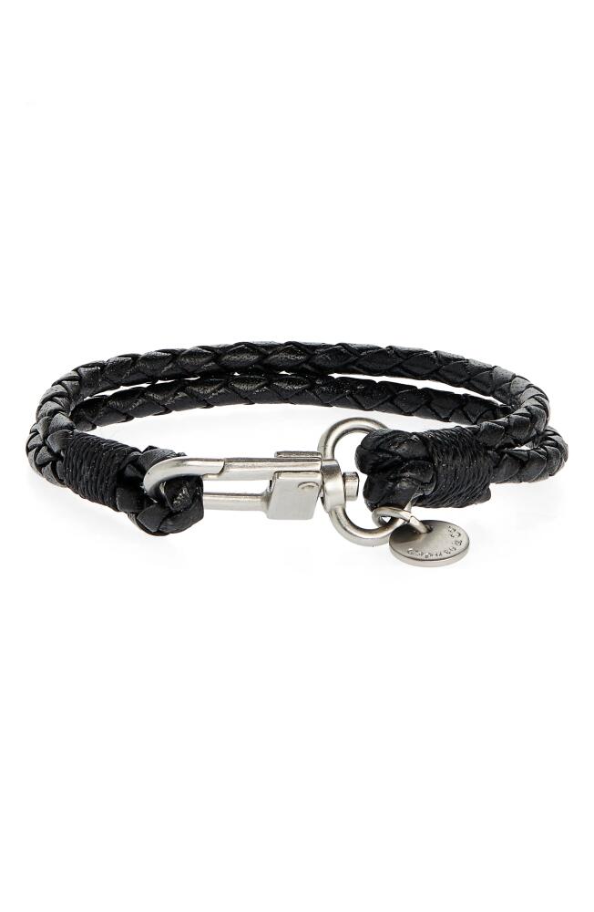 Caputo & Co. Braided Craftman Bracelet in Black Cover