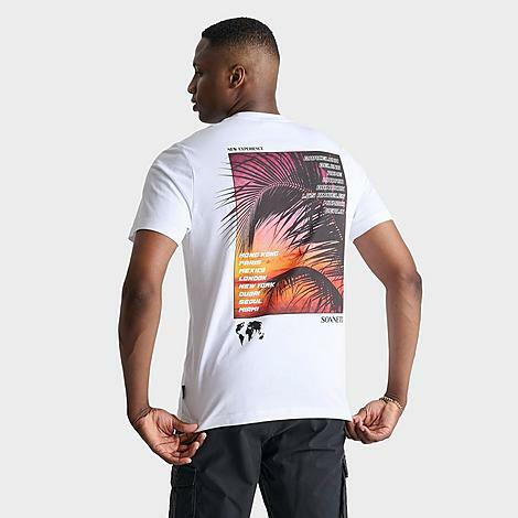 Sonneti Men's Selden T-Shirt in White/White Cover