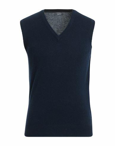 Rossopuro Man Sweater Midnight blue Cashmere Cover