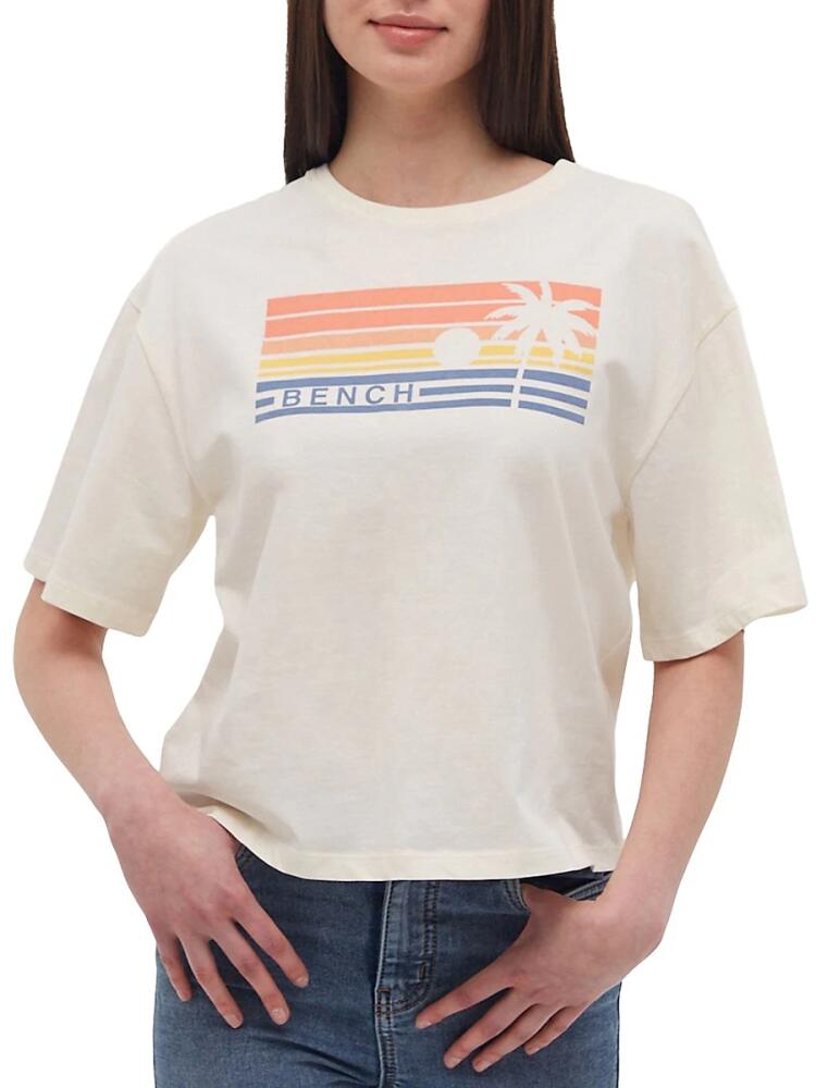 Bench. Women's Bray Sunset Graphic Tee - Winter White Cover