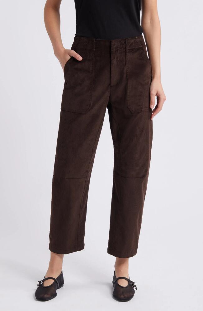 rag & bone Leyton Corduroy Straight Leg Pants in Dark Brown Cover