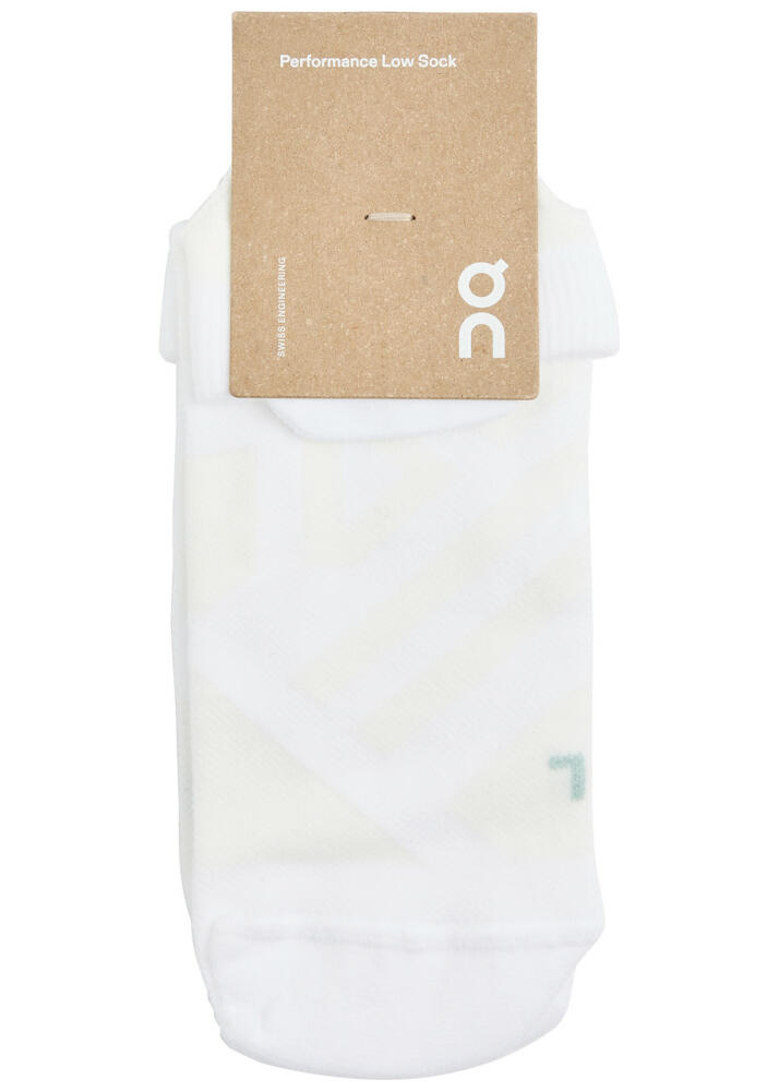 ON Performance Stretch-jersey Trainer Socks - White Cover