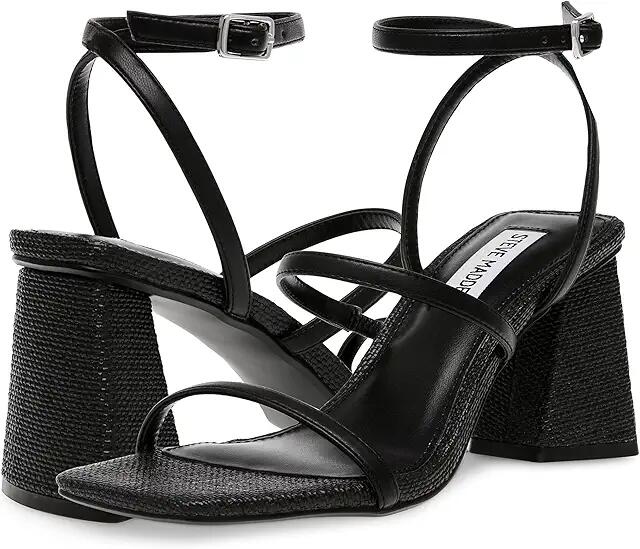 Steve Madden Bayley Heeled Sandal (Black) Women's Shoes Cover