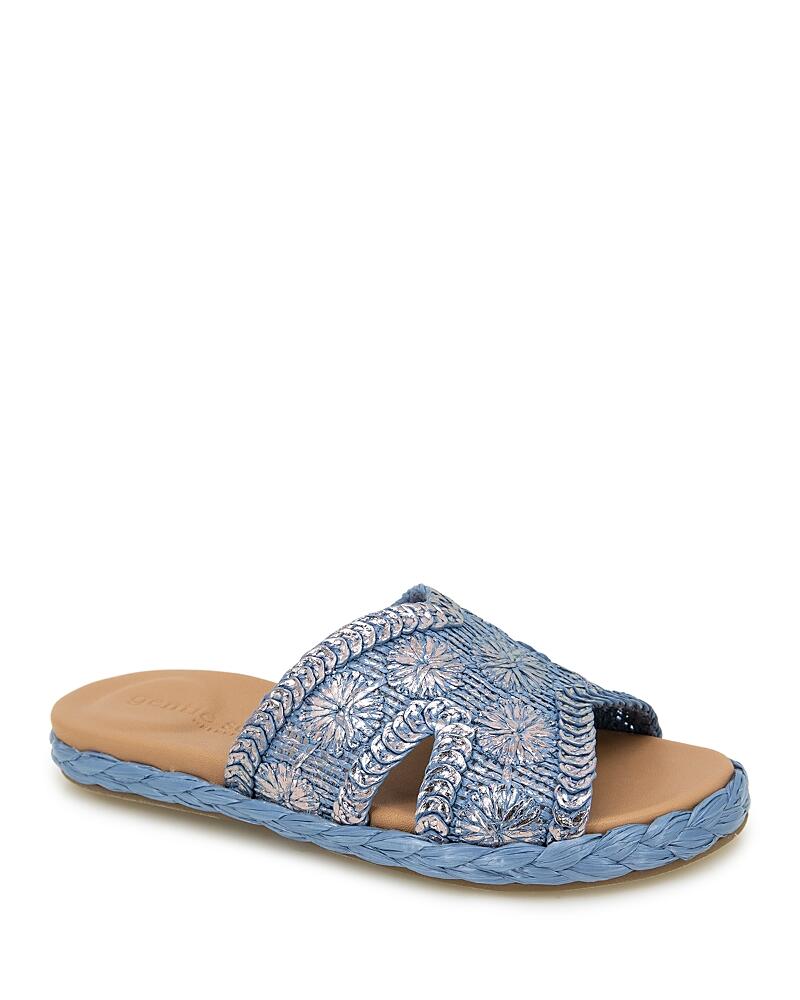 Gentle Souls by Kenneth Cole Women's Tristan Woven Slide Sandals Cover