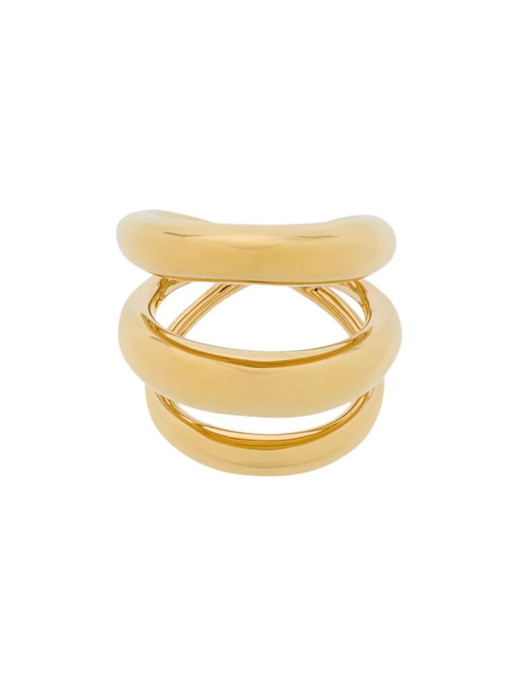 Charlotte Chesnais Echo long ring - Gold Cover