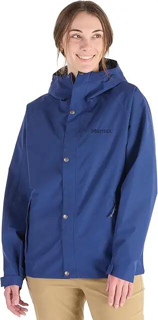 Marmot Cascade Rain Jacket (Twilight Blue) Women's Coat Cover