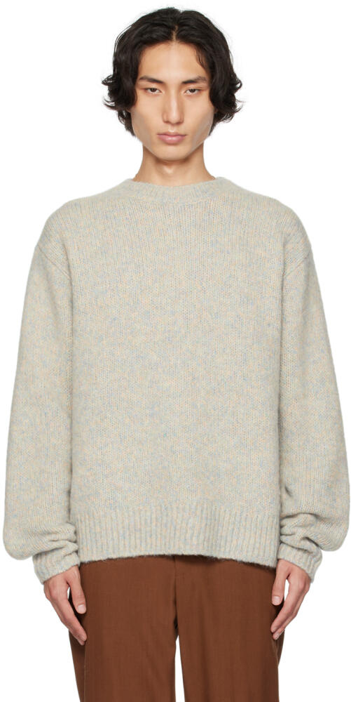 Dries Van Noten Blue Crewneck Sweater Cover