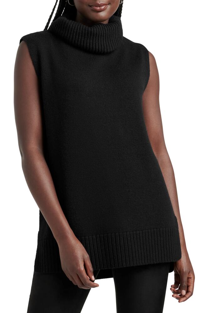 Splendid Jackie Sleeveless Turtleneck Sweater in Black Cover