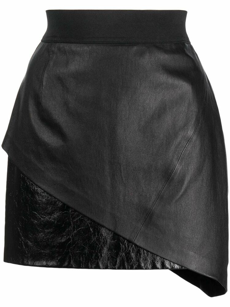 RTA asymmetric fitted skirt - Black Cover