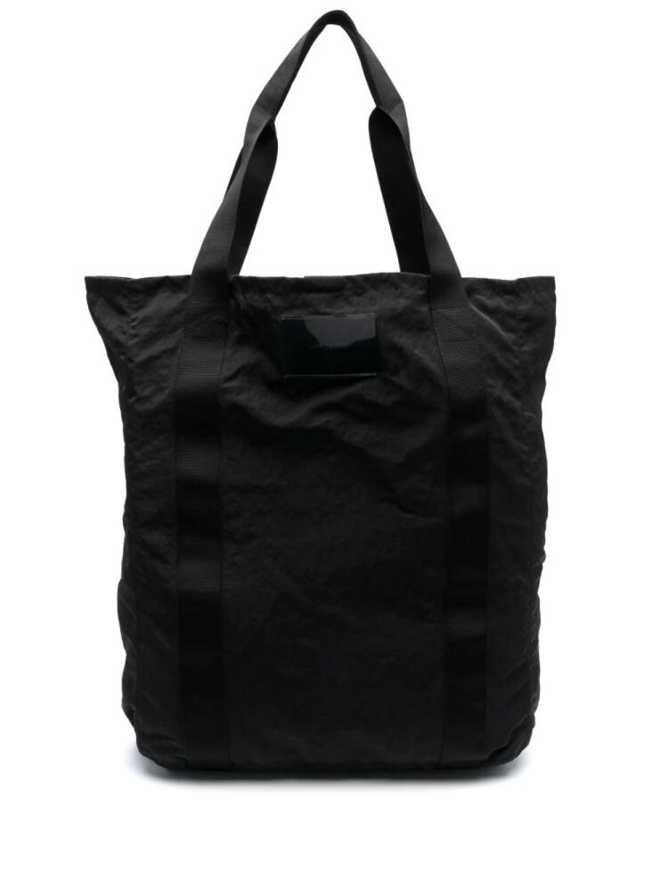 OUR LEGACY logo-patch tote bag - Black Cover