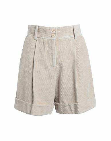 See By Chloé Woman Shorts & Bermuda Shorts Beige Cotton, Linen Cover