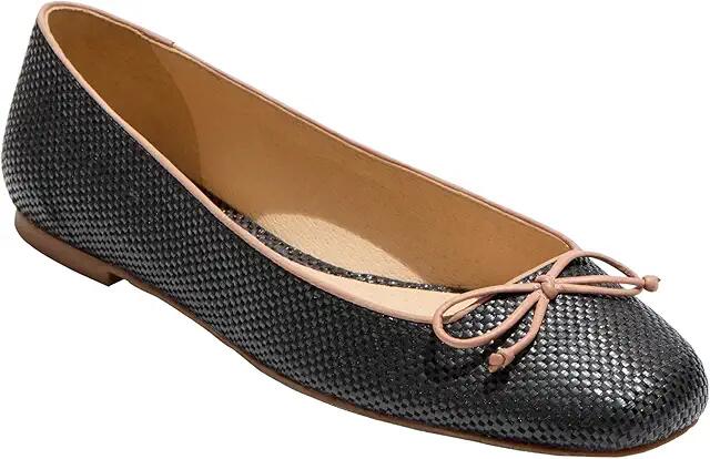 Jack Rogers Kenlyn Ballet - Rattan (Black/Cafe AU Lalit) Women's Flat Shoes Cover