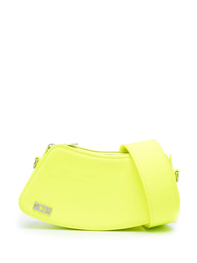 GCDS small Comma crossbody bag - Yellow Cover