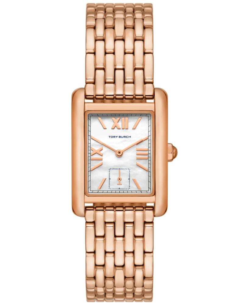 Tory Burch Women's The Eleanor Rose Gold-Tone Stainless Steel Bracelet Watch 25mm - Rose Gold Cover