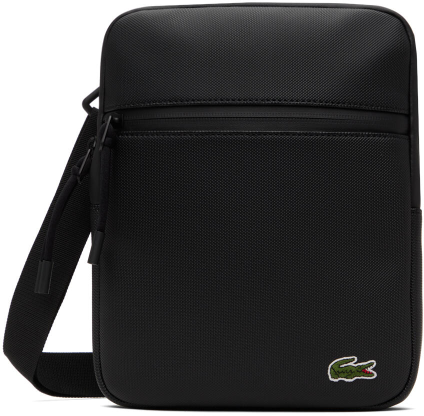 Lacoste Black LCST Medium Petit Piqué Bag Cover