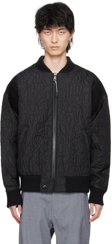 Vivienne Westwood Black Stripped Cyclist Bomber Jacket Cover