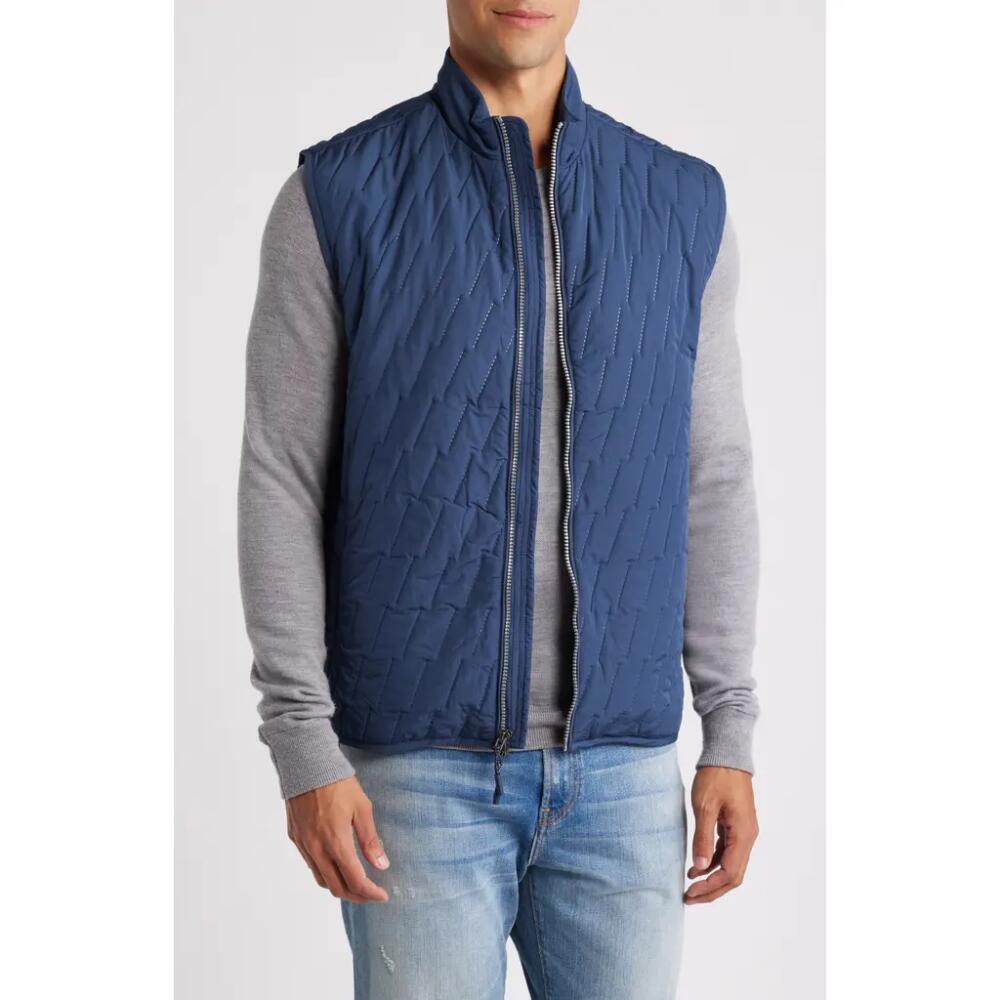 johnnie-O Belfry Quilted Vest in Space Cover