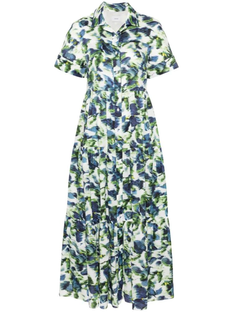 ERDEM Lucia midi shirt dress - White Cover