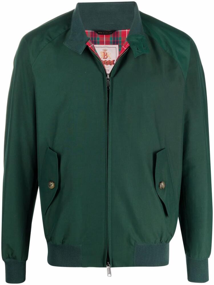 Baracuta lightweight zip bomber jacket - Green Cover