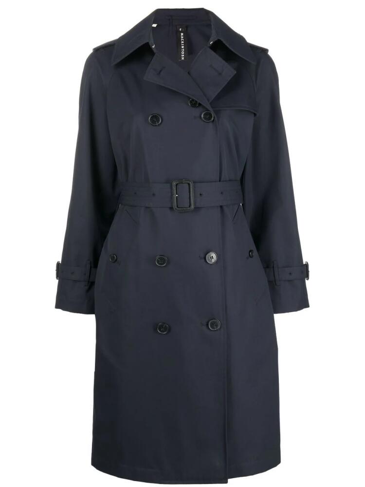 Mackintosh Muirkirk trench coat - Blue Cover