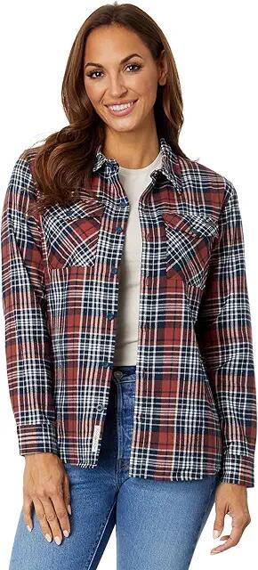 Salty Crew Long Haul Flannel (Spiced) Women's Clothing Cover