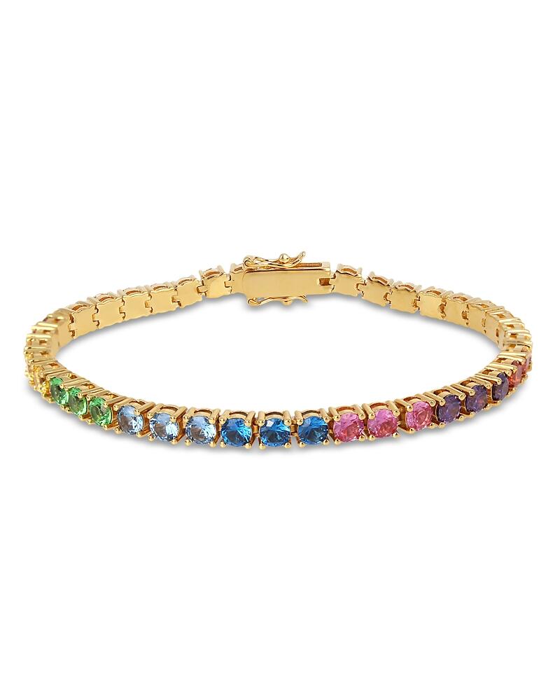 Kurt Geiger London Rainbow Crystal Tennis Bracelet Cover