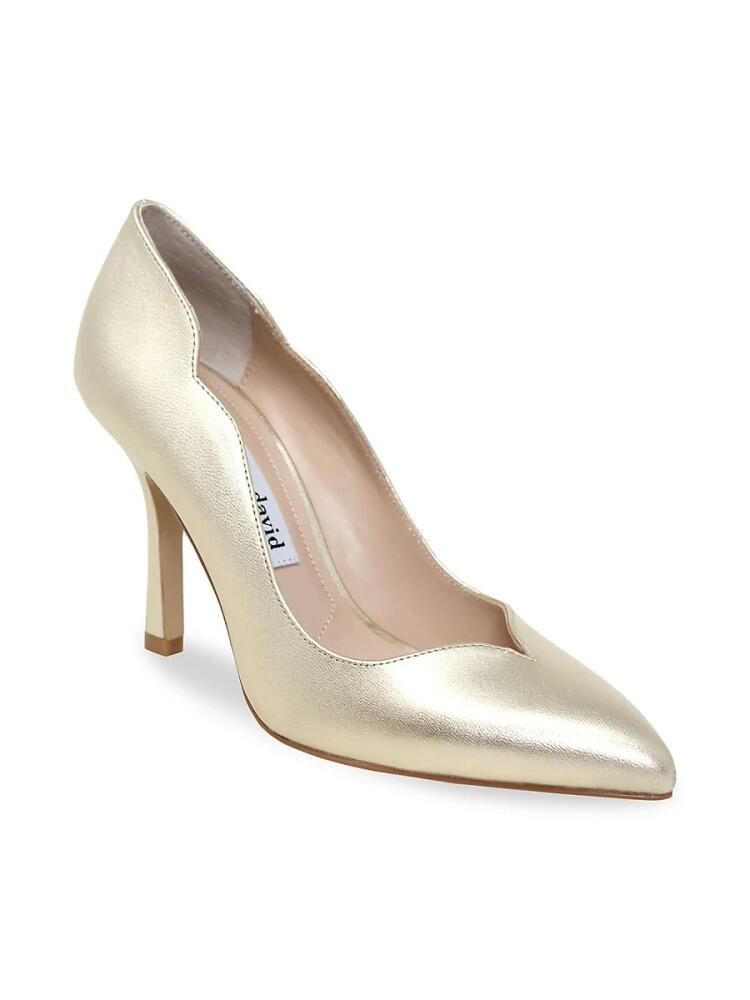 Charles David Women's Interim Collection Innocent Leather Pumps - Gold Cover