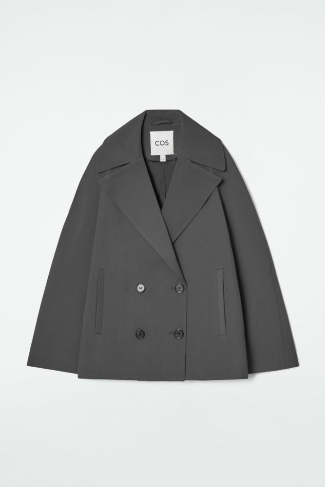 COS DOUBLE-BREASTED WOOL-BLEND JACKET Cover