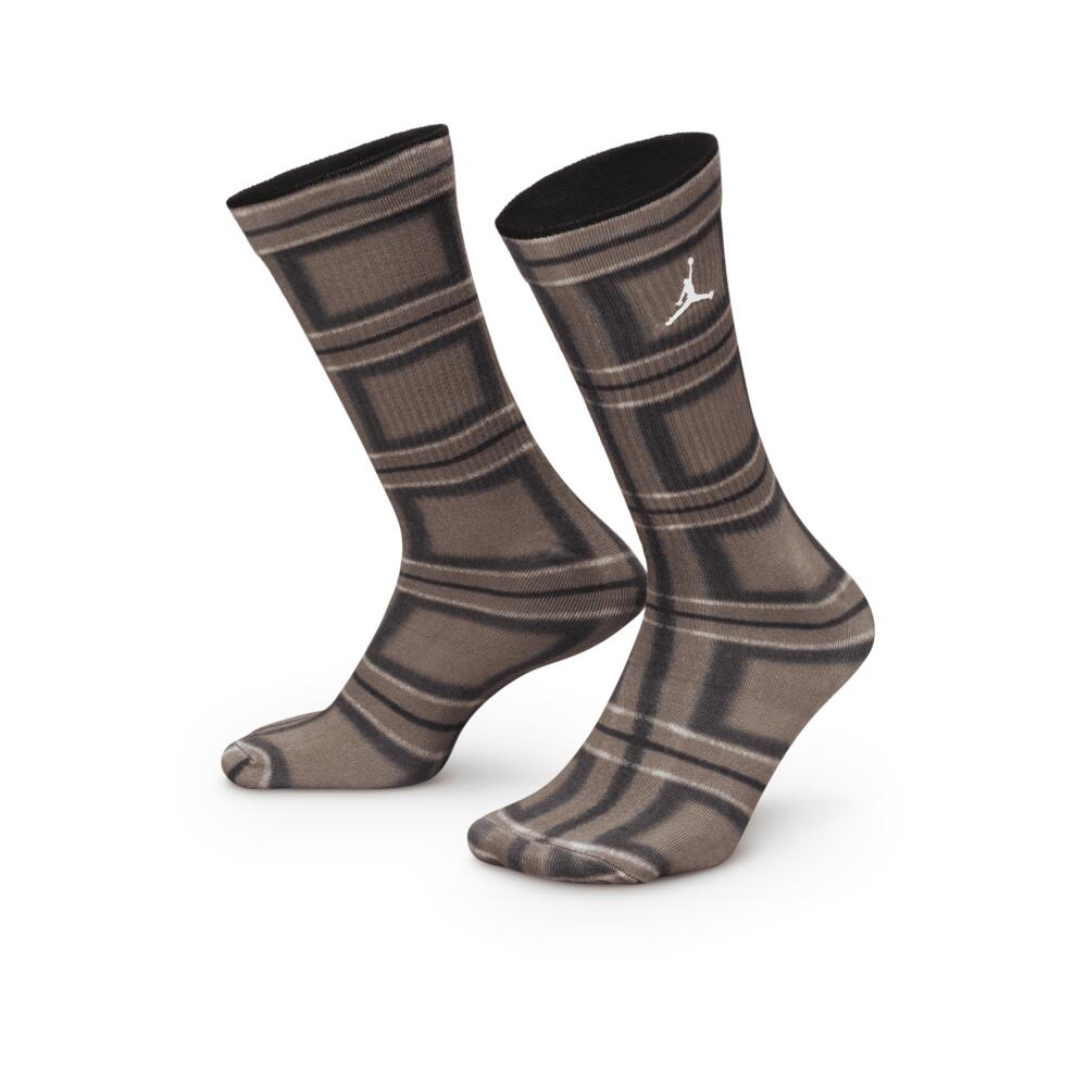 Jordan Everyday Essentials Holiday Crew Socks (1 Pair) in Brown Cover