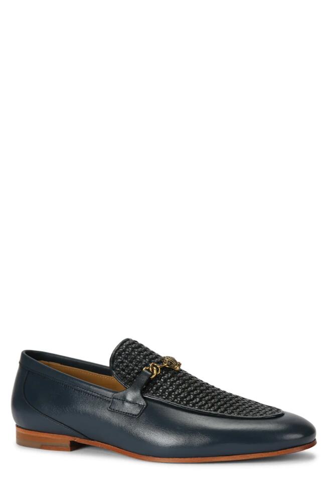 Kurt Geiger London Ali Woven Bit Loafer in Navy Cover