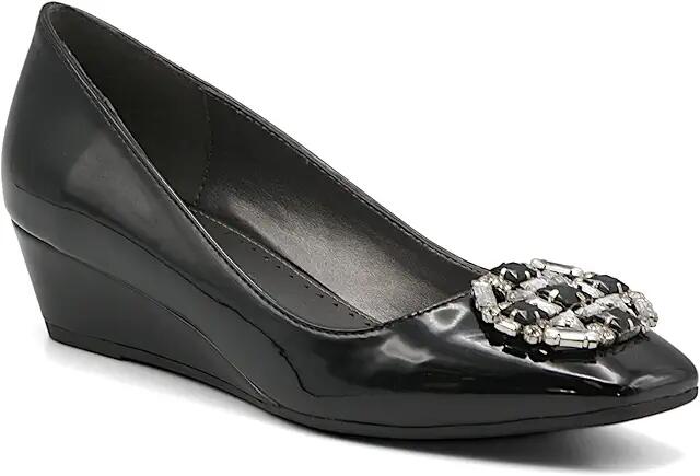 ADRIENNE VITTADINI Palm Beach (Black Faux Leather) High Heels Cover