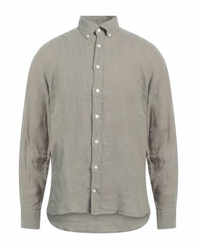 Hackett Man Shirt Sage green Linen Cover