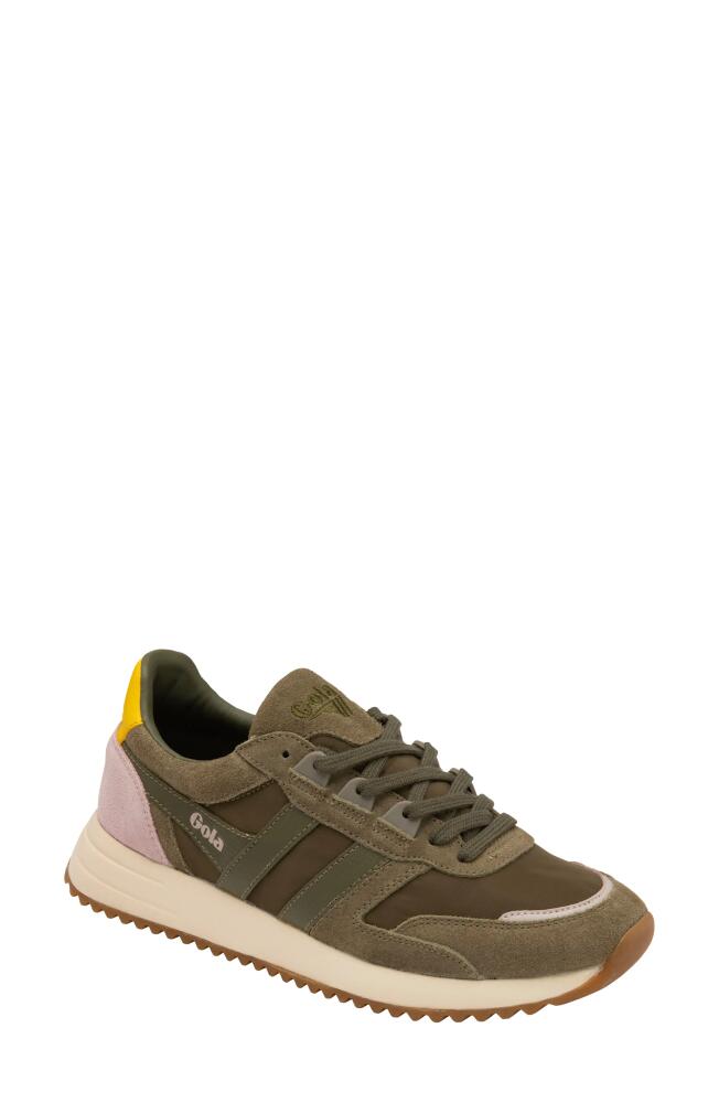 Gola Chicago Sneaker in Khaki/Khaki/Sun Cover