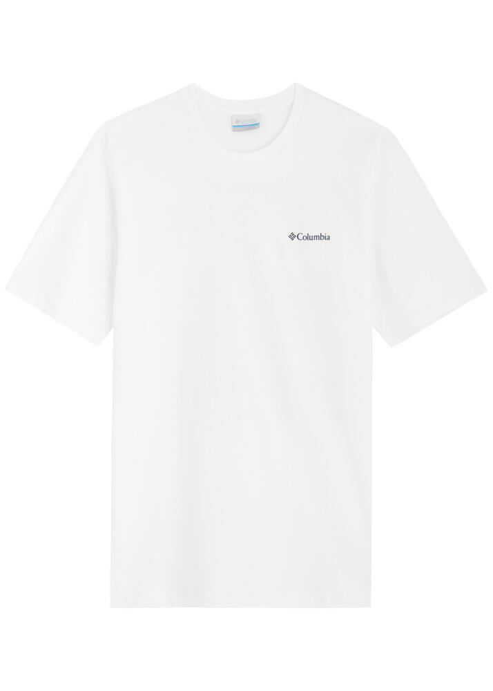 Columbia Explorers Canyon Printed Cotton T-shirt - White Cover