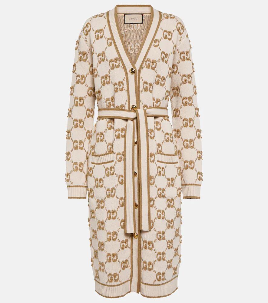 Gucci GG jacquard wool cardigan Cover